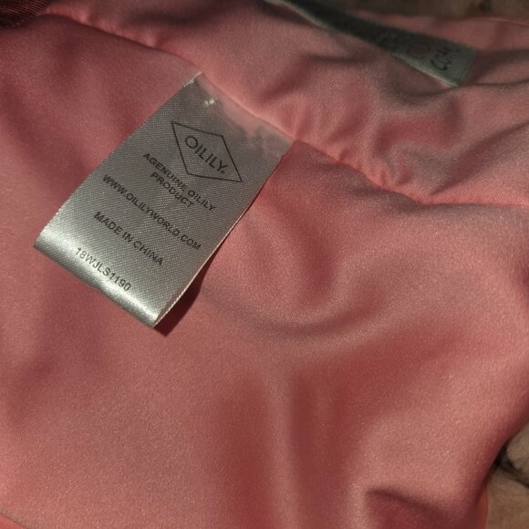 Oiley Pink Leopard Fur Cropped Jacket Woman's XLarge - Picture 3 of 7